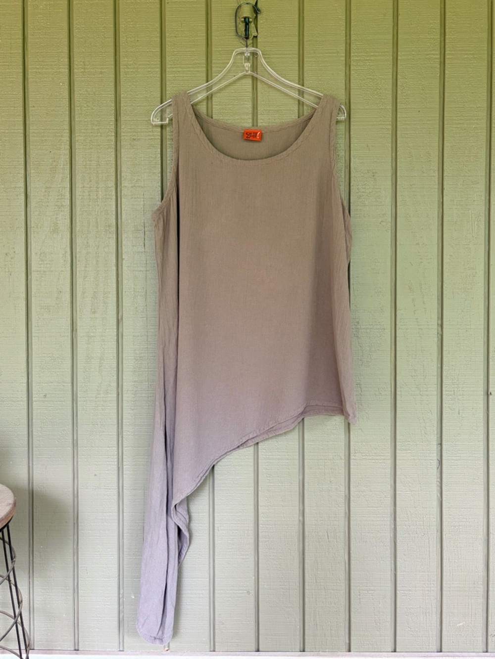 Oh My Gauze! Allie Asymmetrical Tank Top - Size 2 (L/XL) - EUC